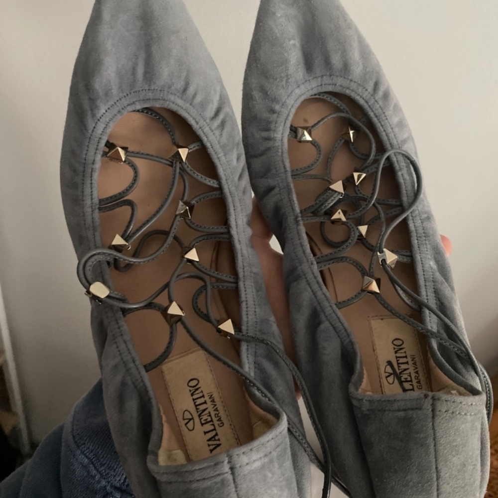 Valentino tie up flats - Picture 4 of 6
